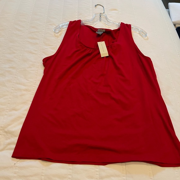 NWT Ann Taylor Red Sleeveless Top - Picture 5 of 6